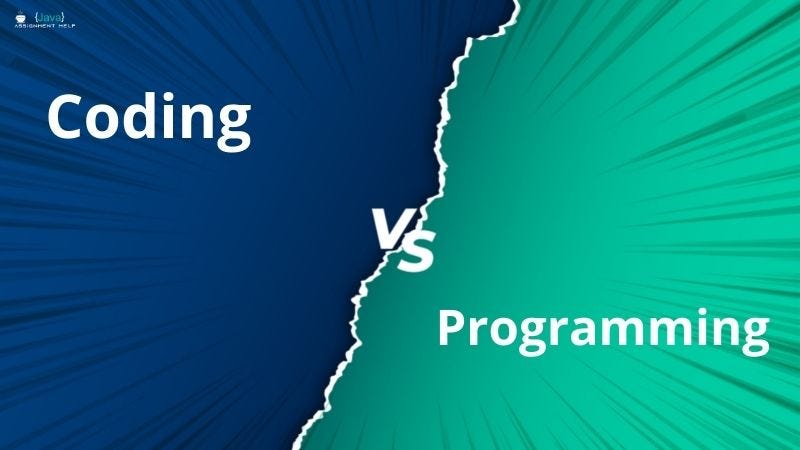 Top 5 Beneficial Difference: Coding vs Programming | by Anju Calinfo ...