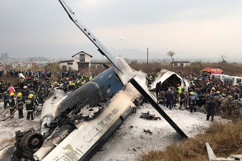USBangla Airlines Flight BS211 fatal crash (12/03/2018) by WreckRox
