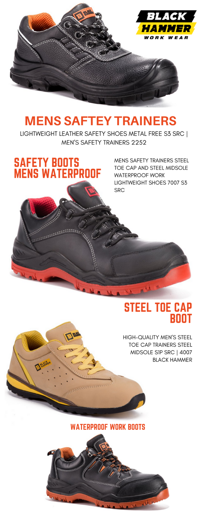 mens steel toe cap trainers