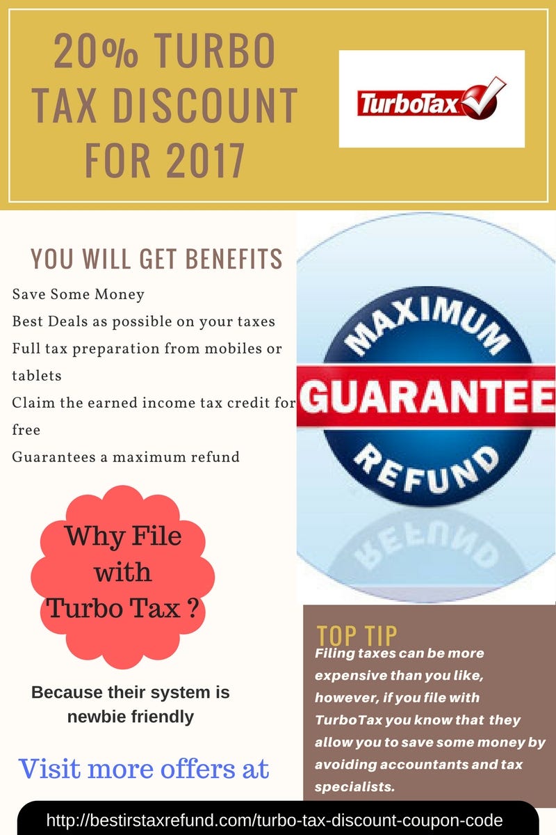 TurboTax Discount. Filing taxes can be more expensive than… by Sami