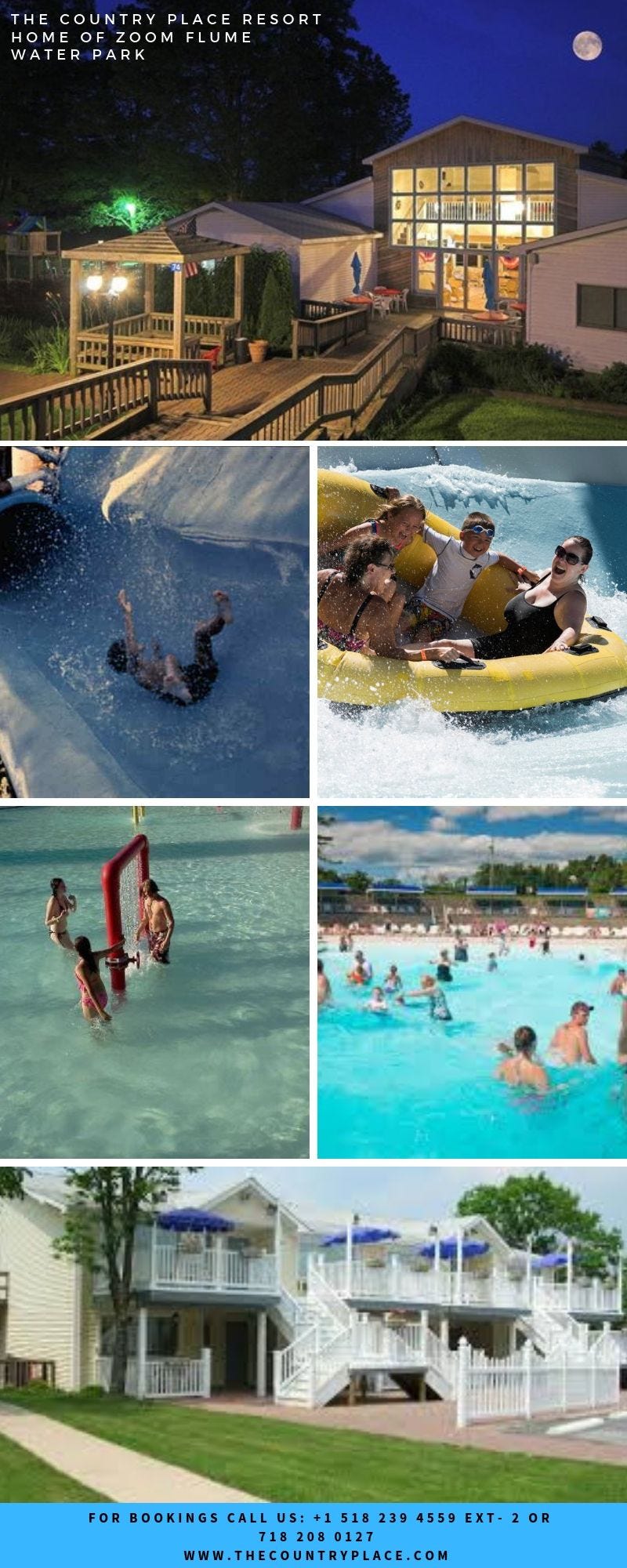 The Country Place Resort Home of Zoom Flume Water Park is the best