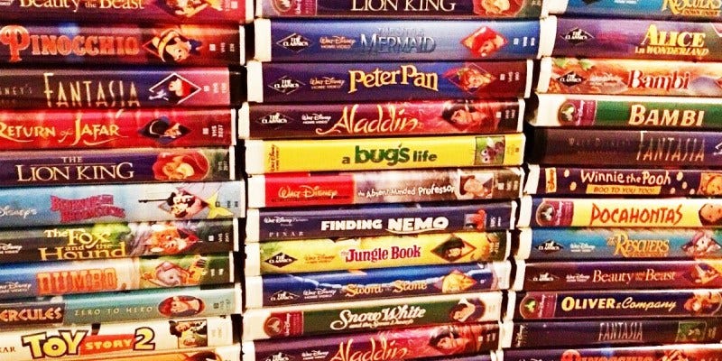 I Hate to Tell You, But Your Disney VHS Tapes Are NOT Worth Thousands of  Dollars | by The Roarbots | Medium