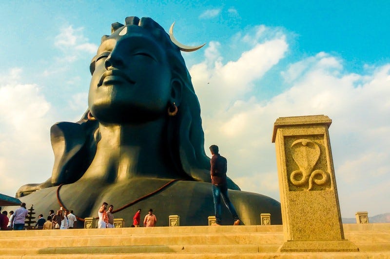 Featured image of post Adiyogi Shiva Statue History It depends on individual to go by walk or on bullockcart