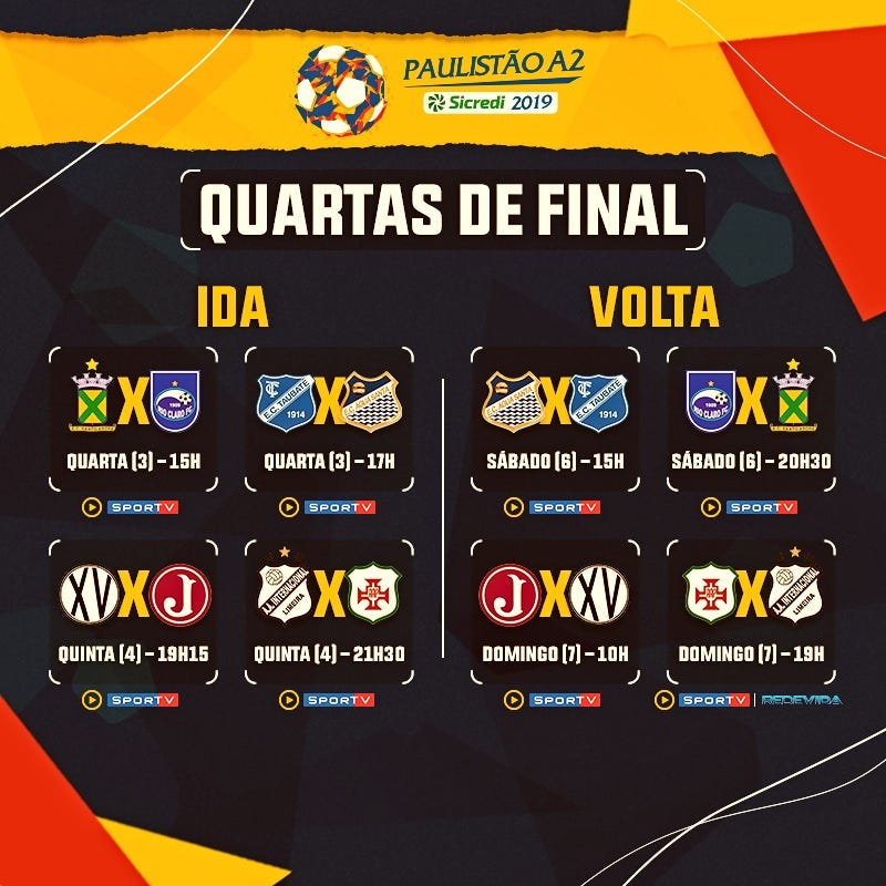Afunilou Comeca Hoje O Mata Mata Do Paulista Serie A2 By Vitor Moura Esporte Em Jogo Medium