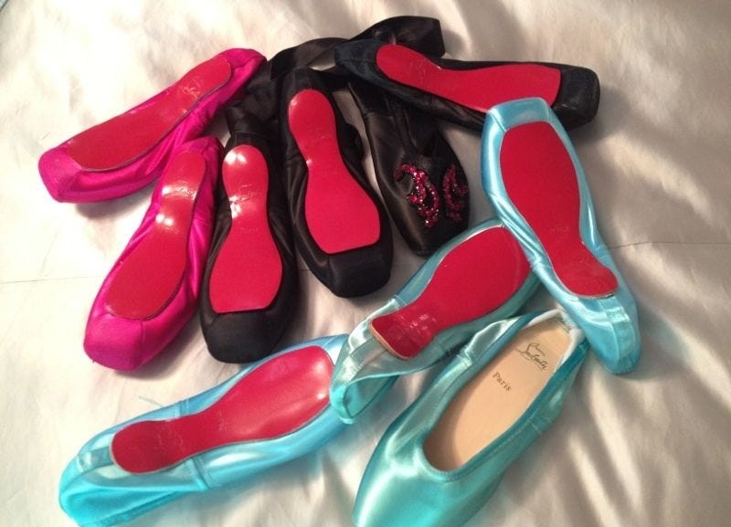 aqua ballet shoes
