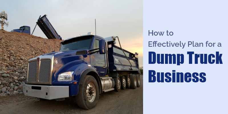 dump truck business plan