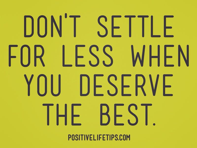 Don T Settle For Less Last Year One Of The Common Leadership By Presentation Excellence Presentation Excellence Medium