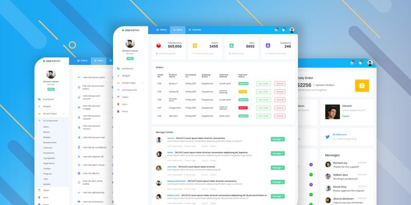 Star Admin — Free Vue.Js Admin Dashboard Template | by Jewel Theme | Medium