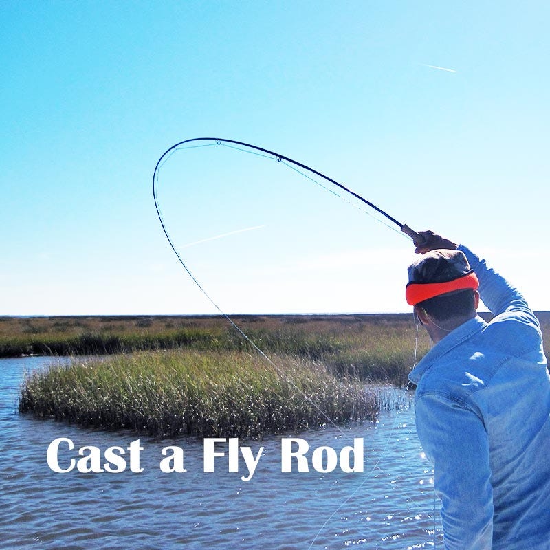 casting a fly rod