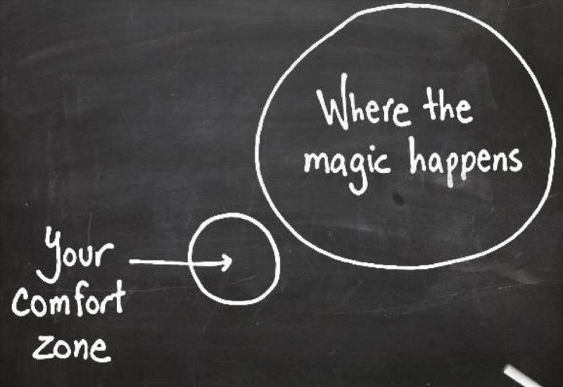 Get out of Your Comfort Zone' is Bad Advice | by Ramon Pedrollo Bez | Data Driven Investor | Medium