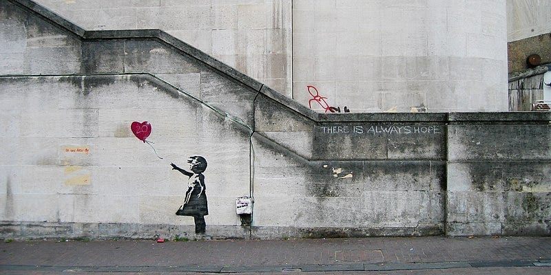 Banksy Girl with Balloon Meaning. Unless you've beenliving under a rock… |  by Review Guru | Medium