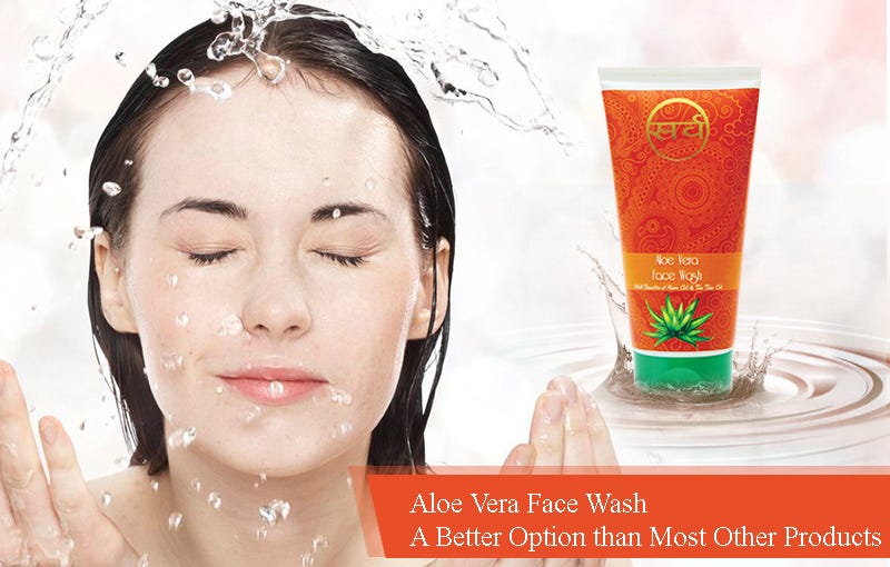 What makes Aloe Vera Face Wash a Better Option than Most Other Products? by SarvLiving Medium