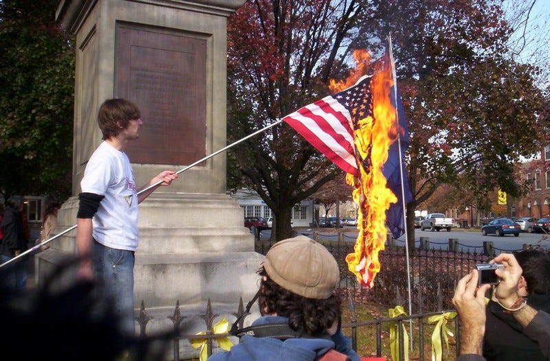 Why Flag Burning Is Important and Necessary | by Musings | Medium