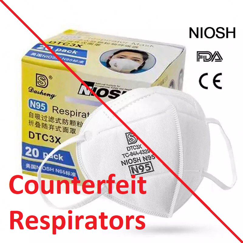 How to spot counterfeit (fake) N95, NIOSH, or KN95 respirator mask from  China (Updated 2022). | by Jay Park MD | Medium