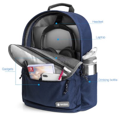tomtoc laptop backpack