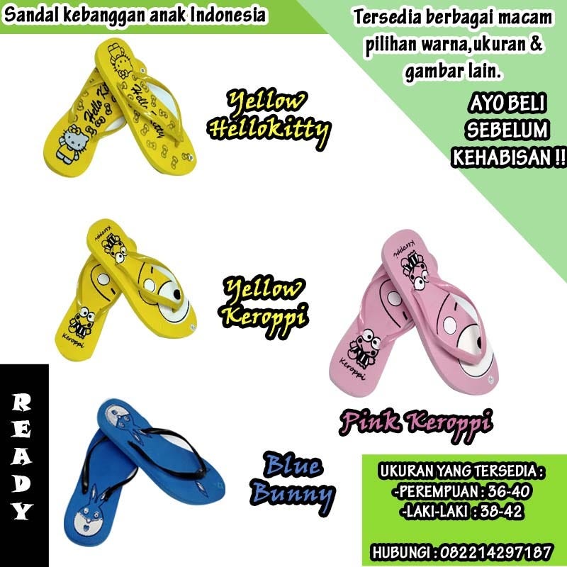 Produksi Sandal  Jepit Spon Bandung  082214297187 Pabrik  