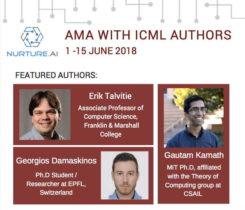 AMA with ICML Authors. ICML is one of the top conferences in… by