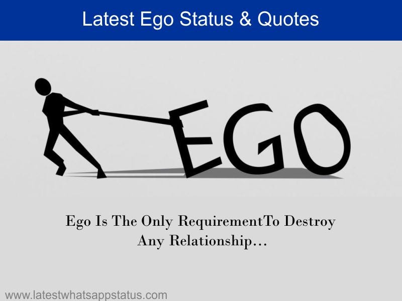 Latest Ego Status & Quotes | by imran ali | Medium Latest Ego Status & Quotes | by imran ali | Medium