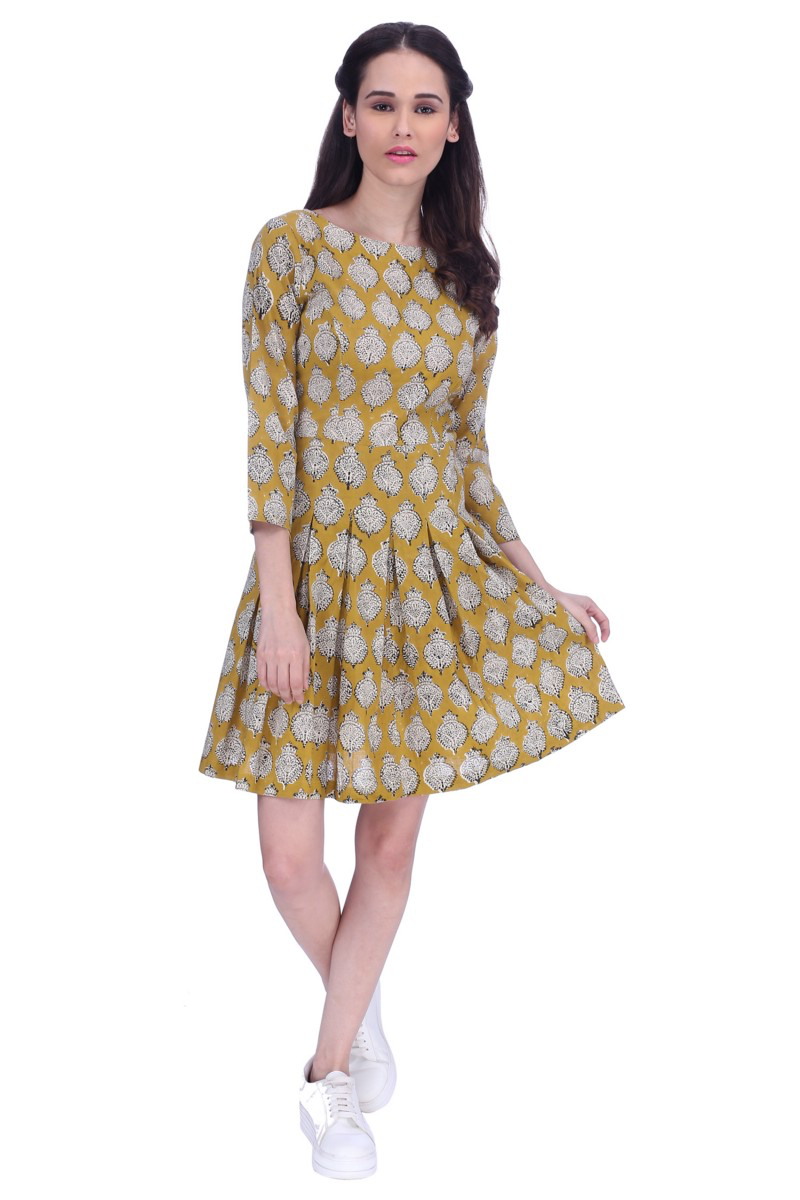 cotton skater dress