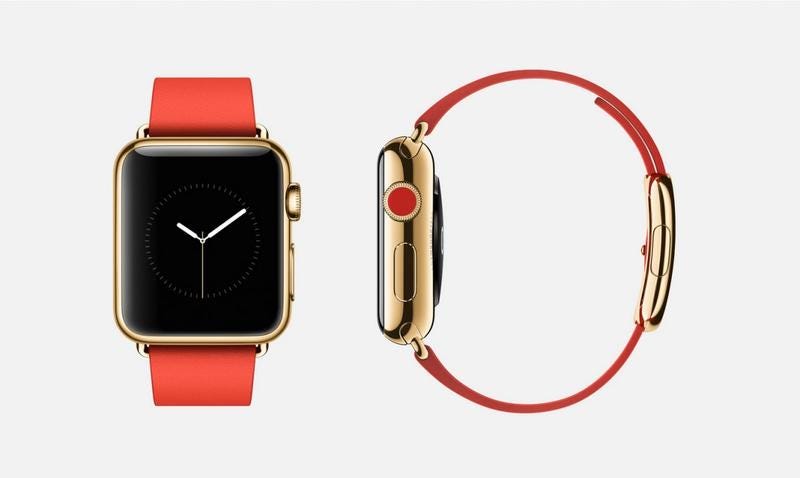 gold apple watch