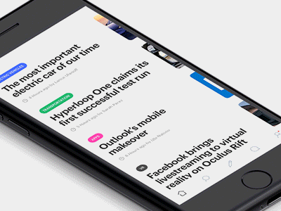 15 Inspirational Newsfeed Examples For Your Next Mobile Design By Julian Zarate Posse