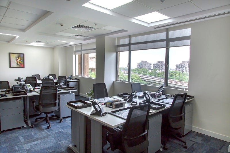 natural office lighting