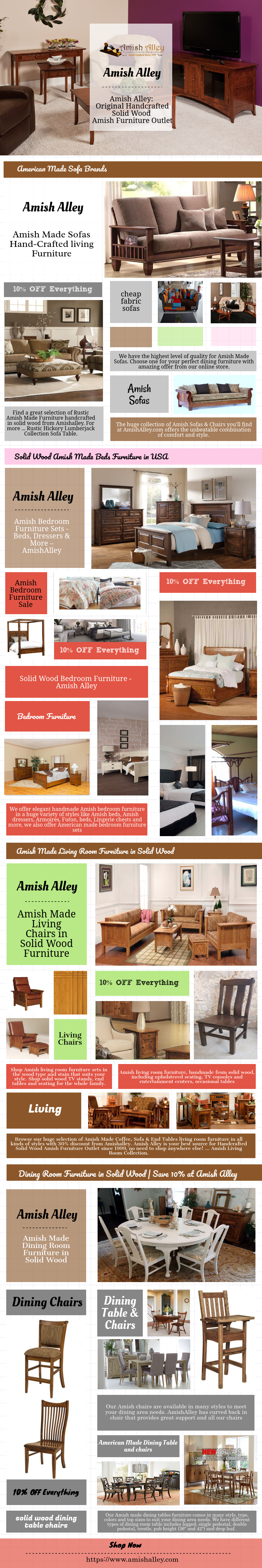 Wow Beautiful Solid Wood Furniture Online Amish Furniture