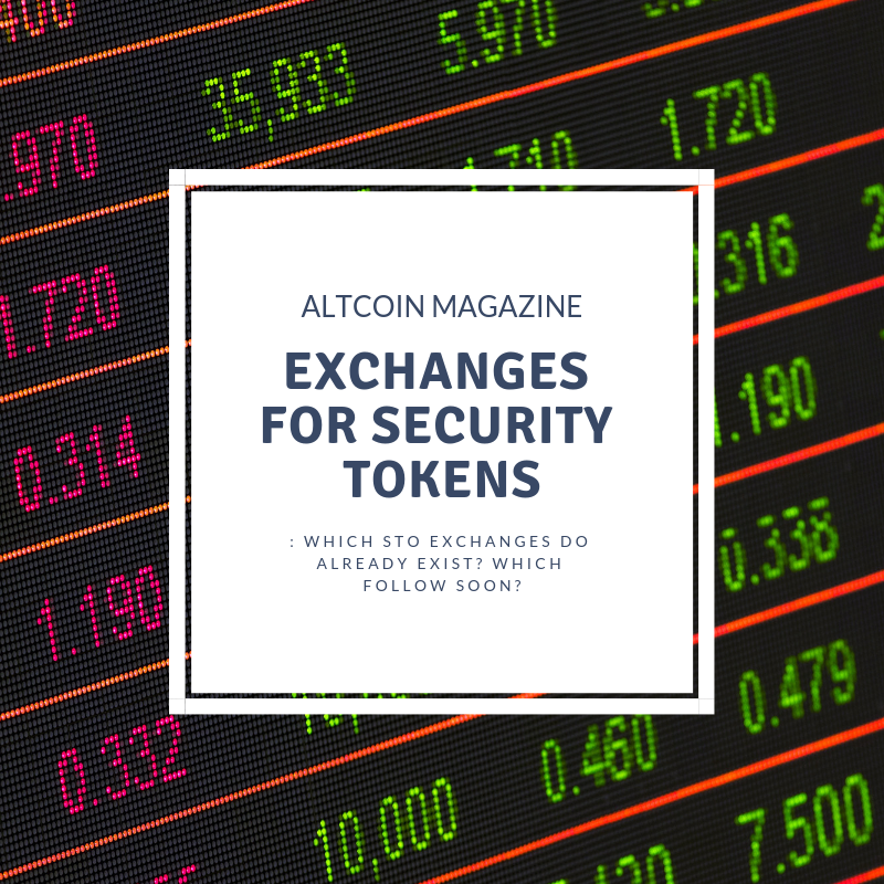 cryptocurrency exchanges that will list sto
