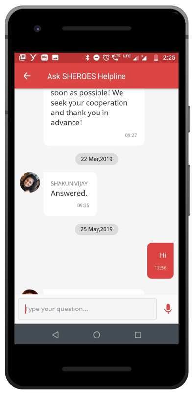 Chat Based Helplines Gain Popularity With Women Internet Users By Shakun Vijay Sheroes
