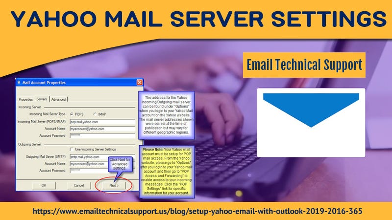 Get Your Yahoo Mail Server Settings Issue Quickly Solved