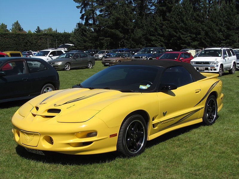 Pontiac sport car