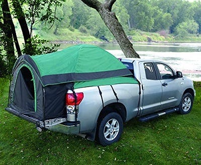 Guide Gear Full Size Truck Tent for Camping, Car Bed Camp Tents for Pickup Trucks, Fits Mattresses 79–81", Waterproof Rainfly Included, Sleeps 2
