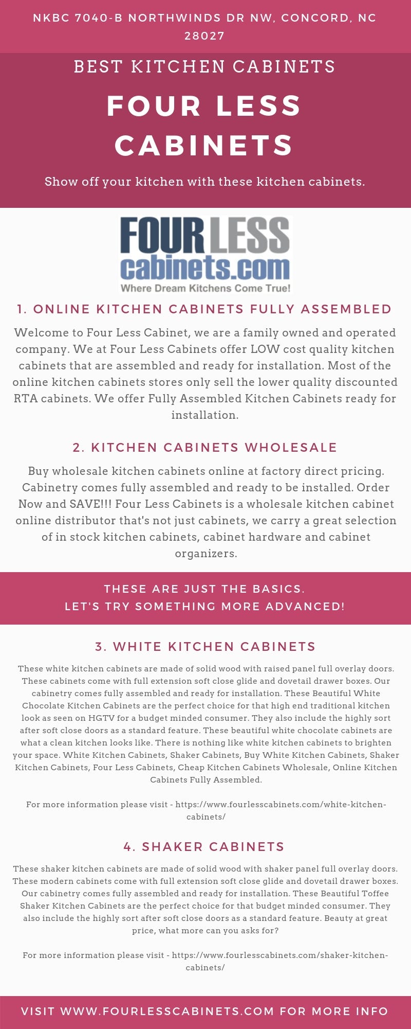 Buy White Kitchen Cabinets Fourlesscabinets By Four Less Cabinets Medium