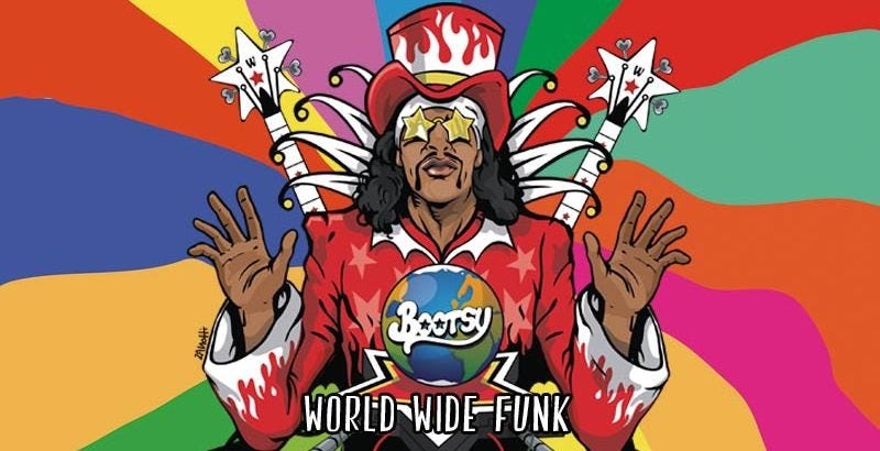 Bootsy Collins, Worldwide Funk Review | by Sam Marshall | Medium