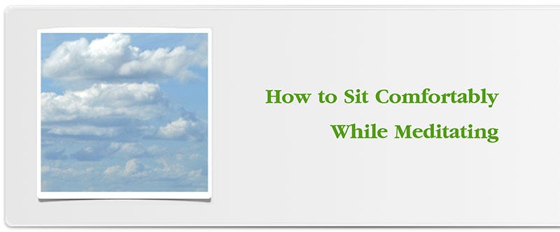 How To Sit Comfortably While Meditating Ana Lucia Novak Medium