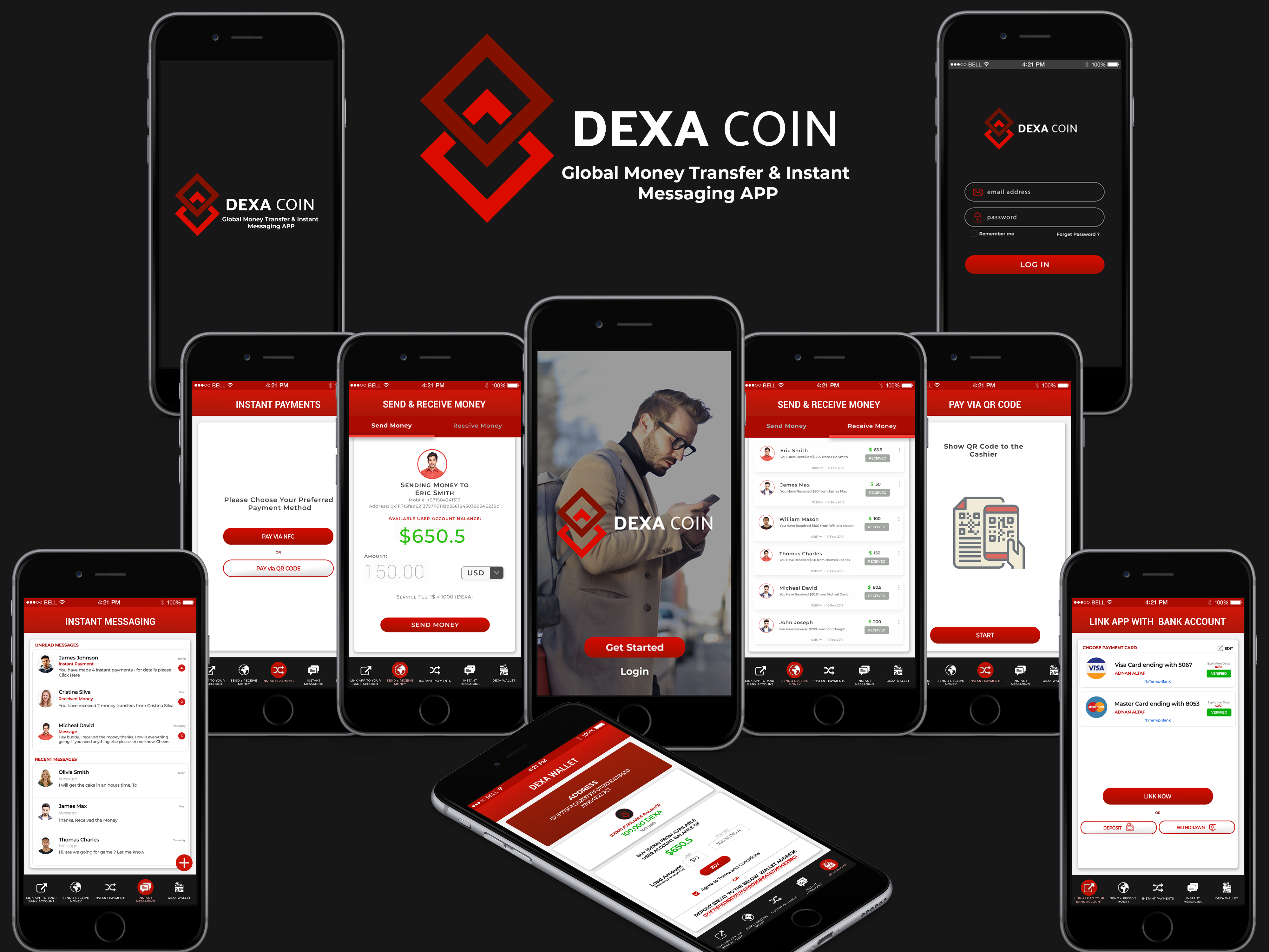 Dexa Coin Global Money Transfer Instant Messaging App By Modanalee Modana Medium