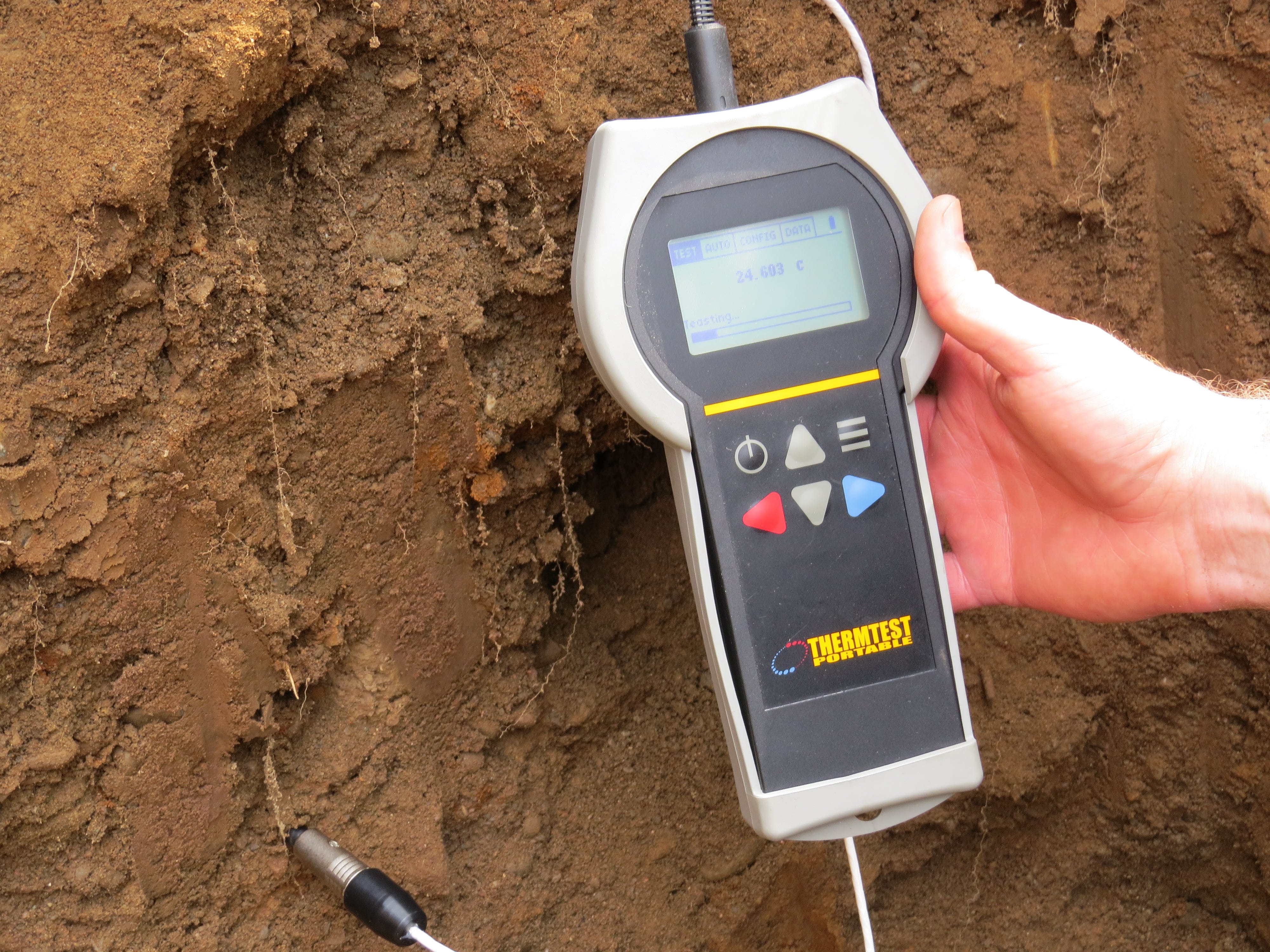 TLS100 Transient Line Source — Soil Thermal Conductivity Meter by