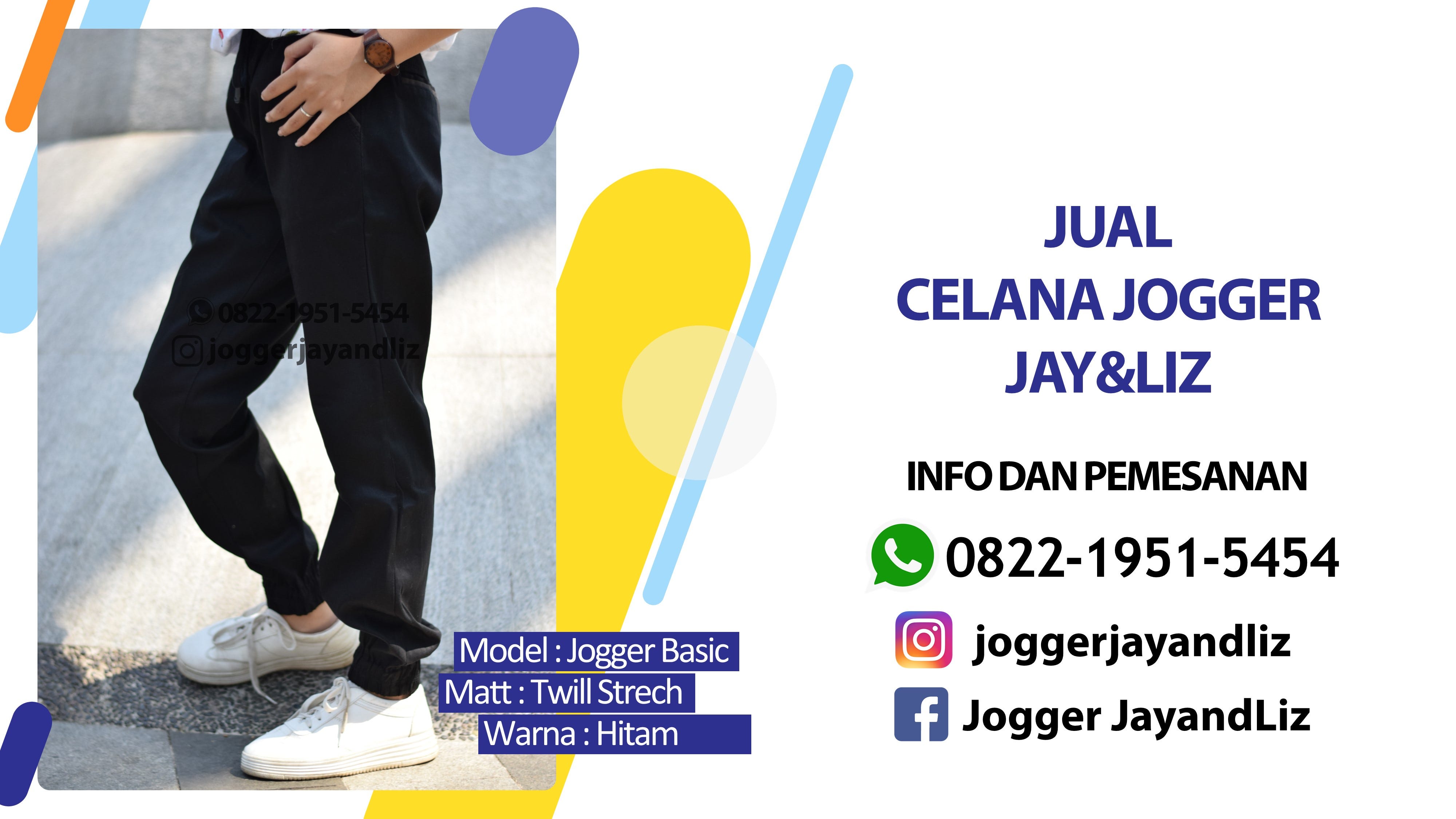 TELP WA 0822 1951 5454 Jual Celana  Jogger  Pria Makassar  