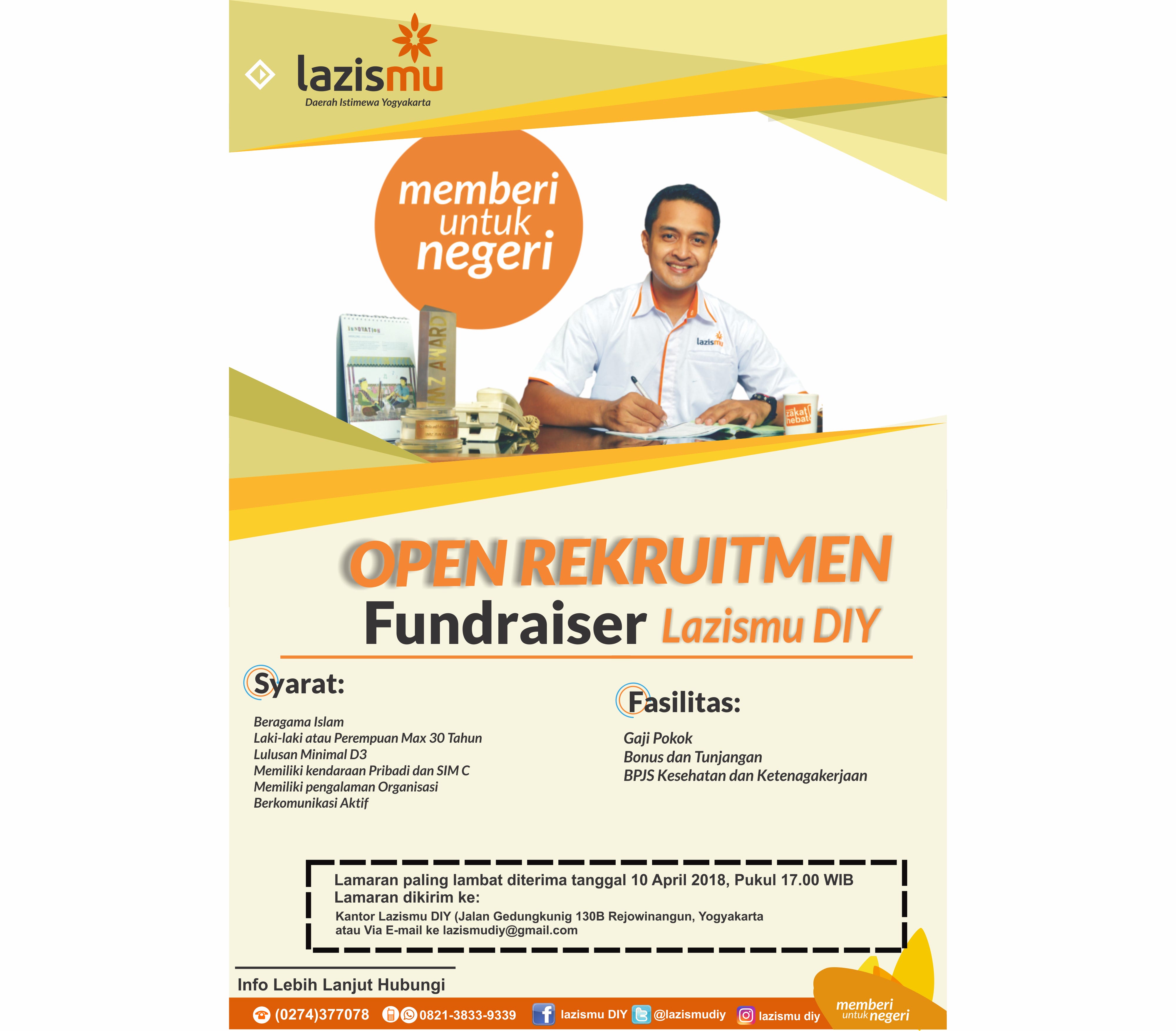 Lowongan Kerja Lazismu Diy Lembaga Zakat Infaq Shodaqoh By Lazismu Diy Medium