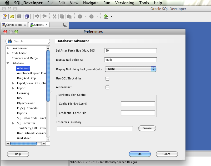 sql on mac