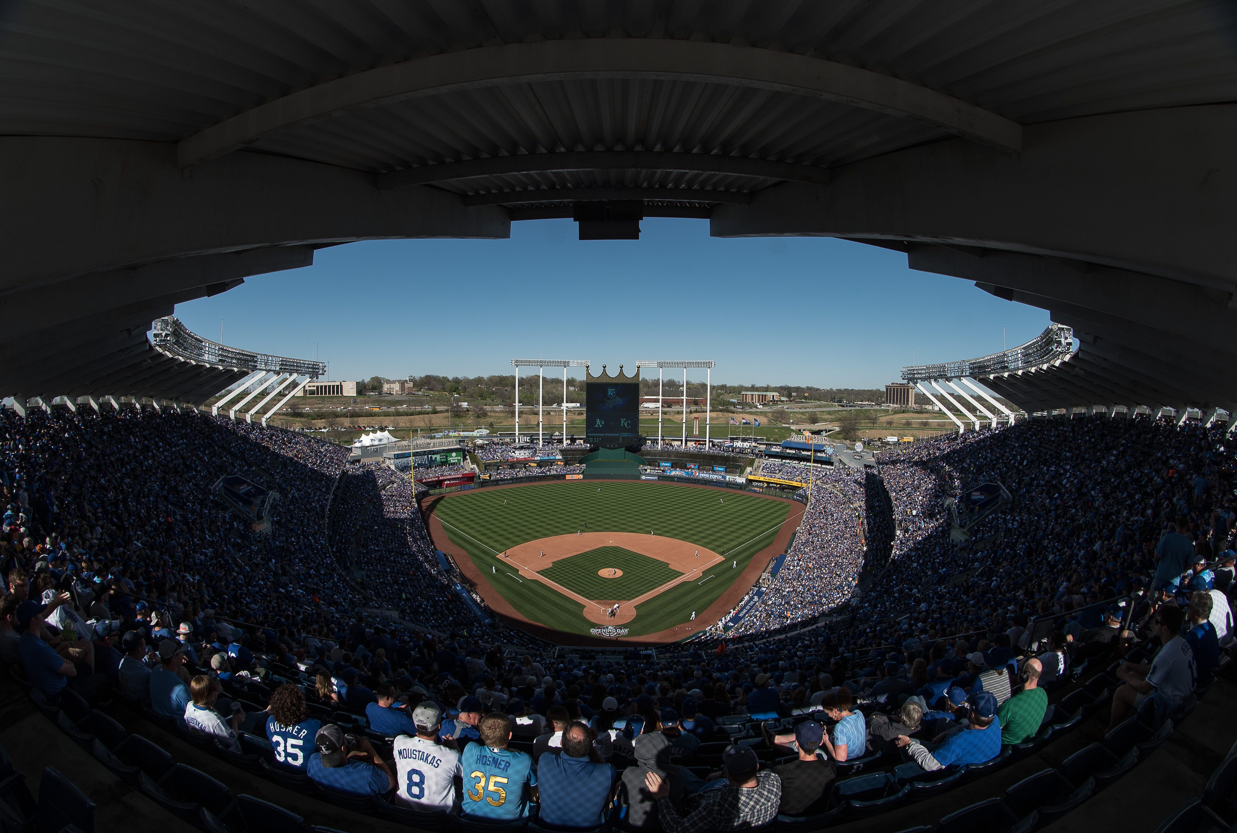 Royals Home Opener in Pictures. Relive Monday’s home opener at Kauffman