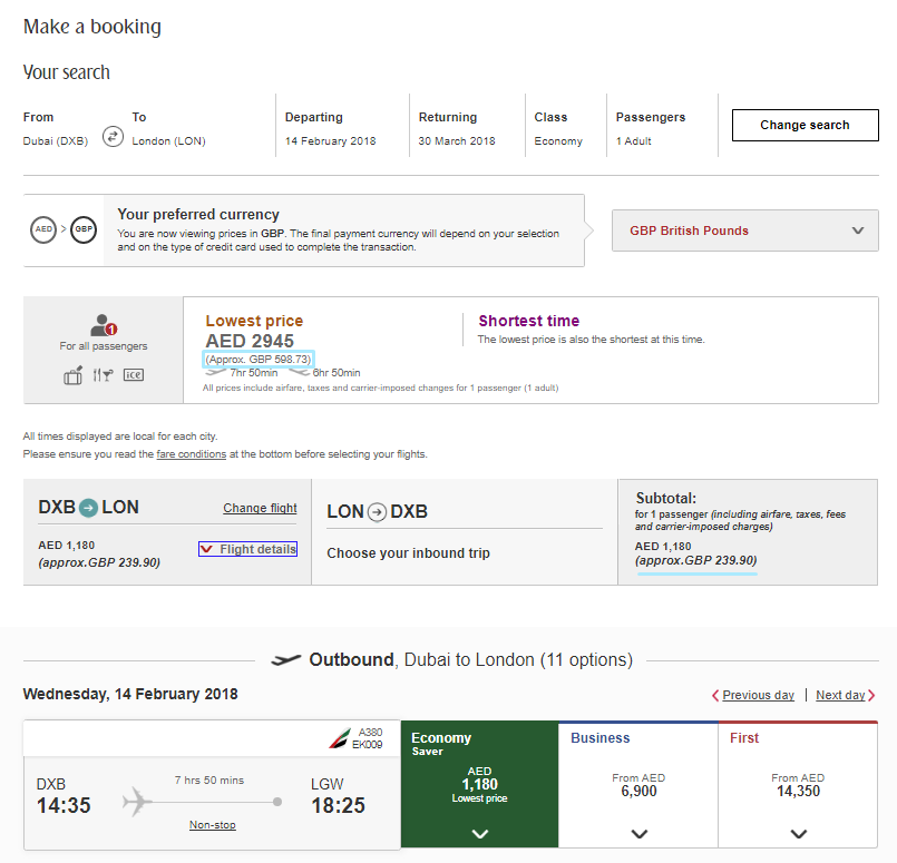 uia extra baggage price