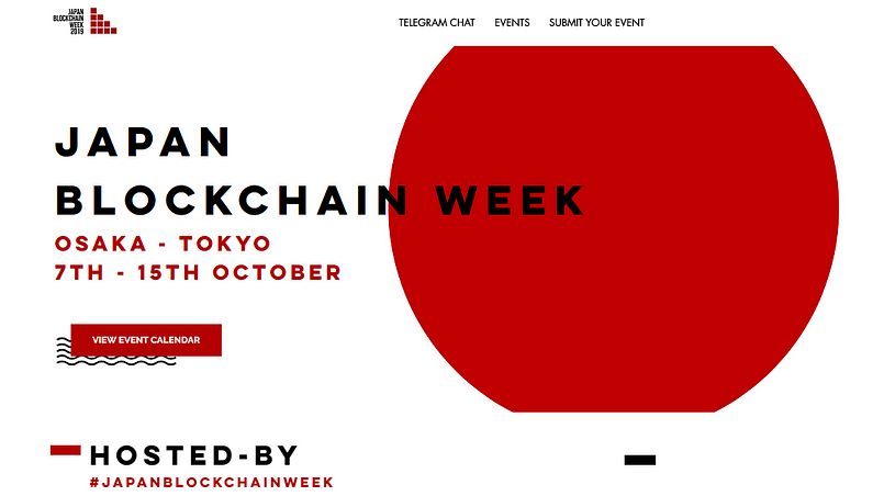 Japan Blockchain Week