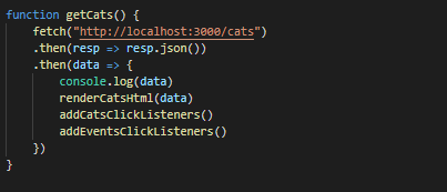 Building a Cat Shelter API. I built my JavaScript project using the ...