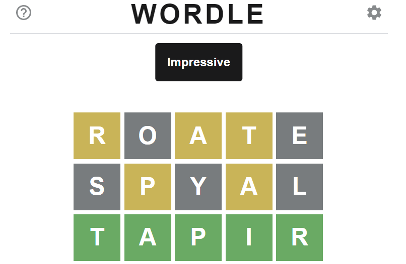 The mathematically optimal first guess in Wordle | by Tyler Glaiel | Medium