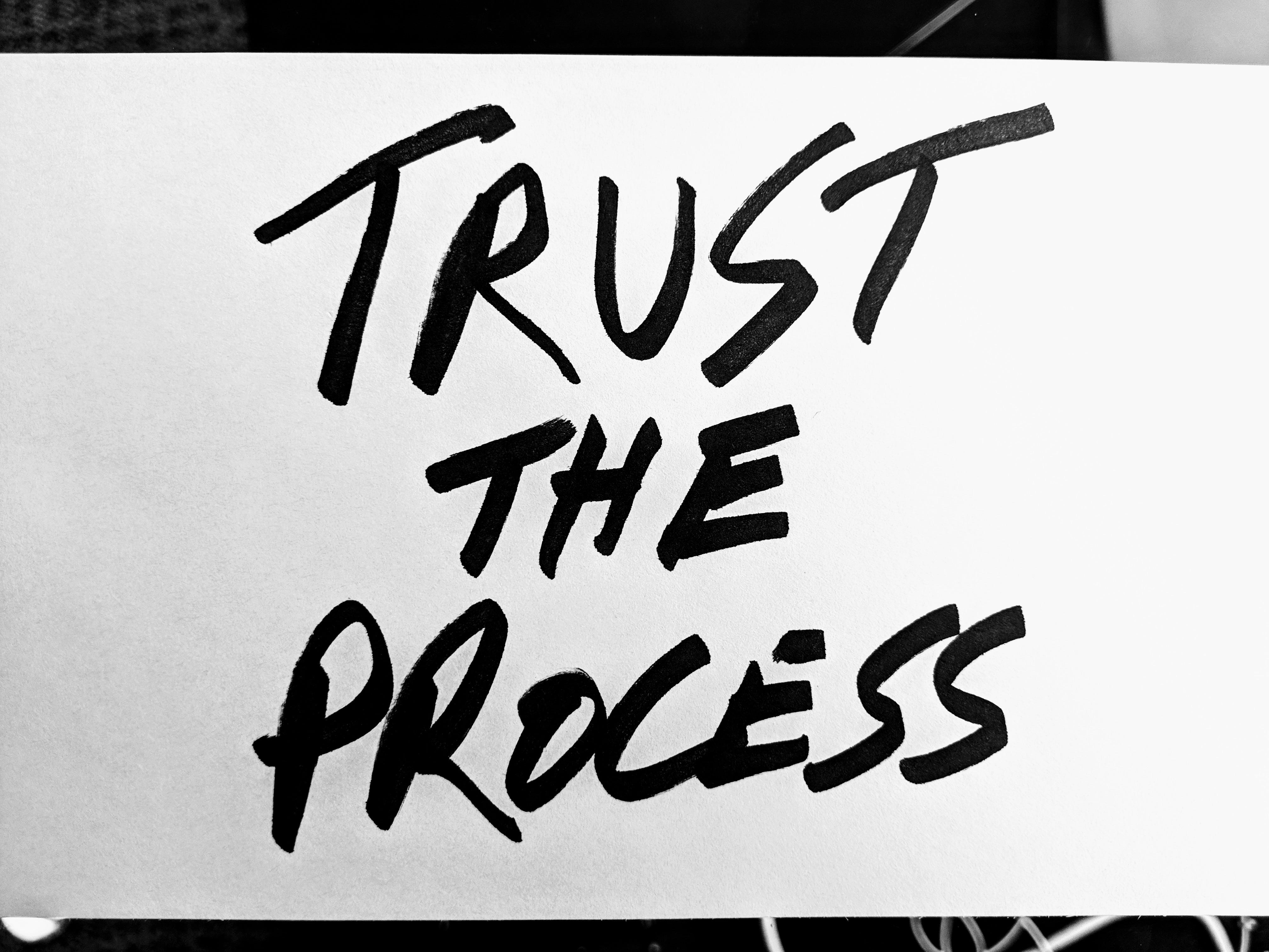TRUST THE PROCESS. TRUST THE PROCESS? Or “Overthinking”… | by Chris