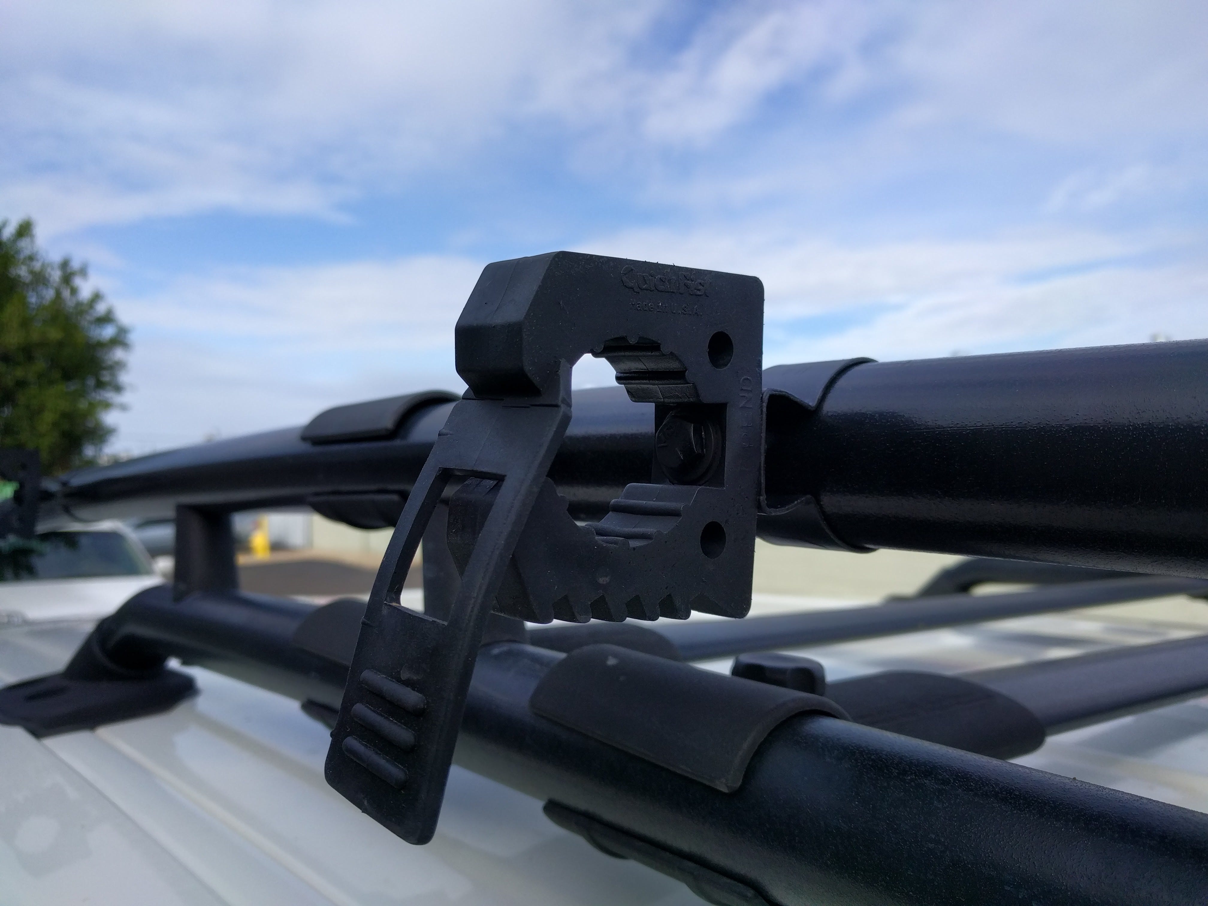 DIY FJ Cruiser Roof Rack Axe, Shovel and Tool Mount by J&J Kniv