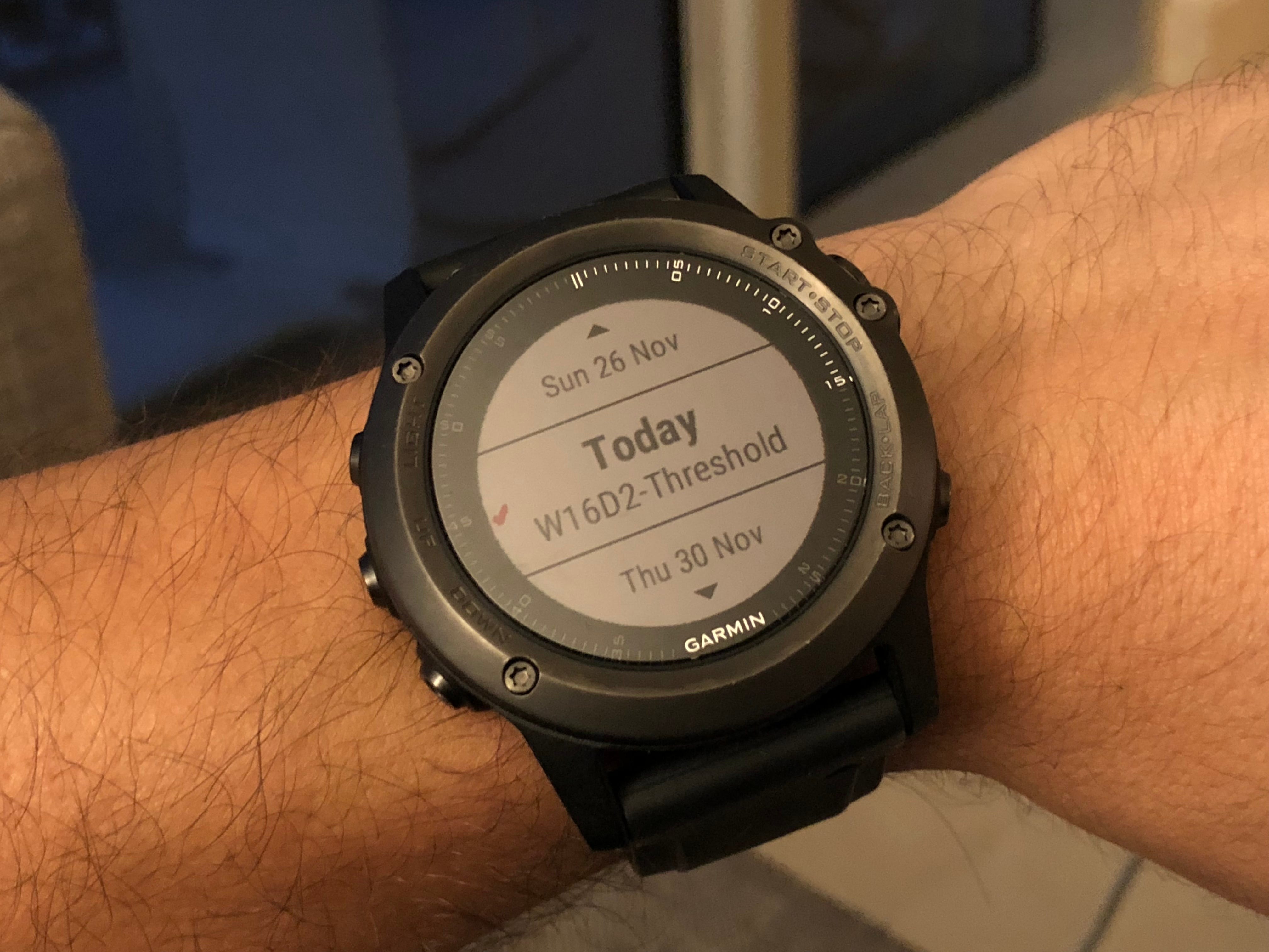garmin training plans fenix 5