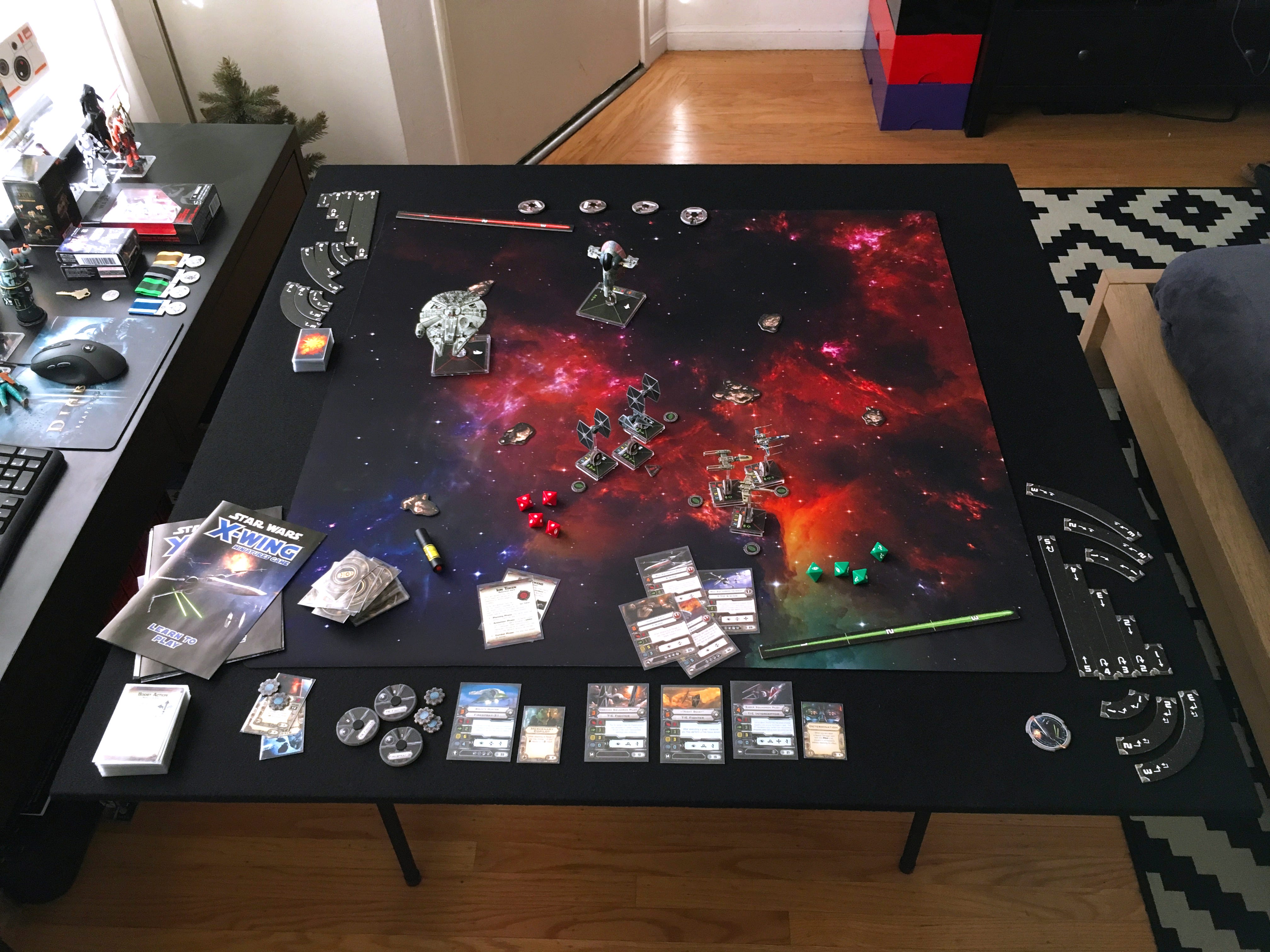 Star Wars X Wing Miniatures Death Star 2 Playmat Amazon Com Au Toys Games