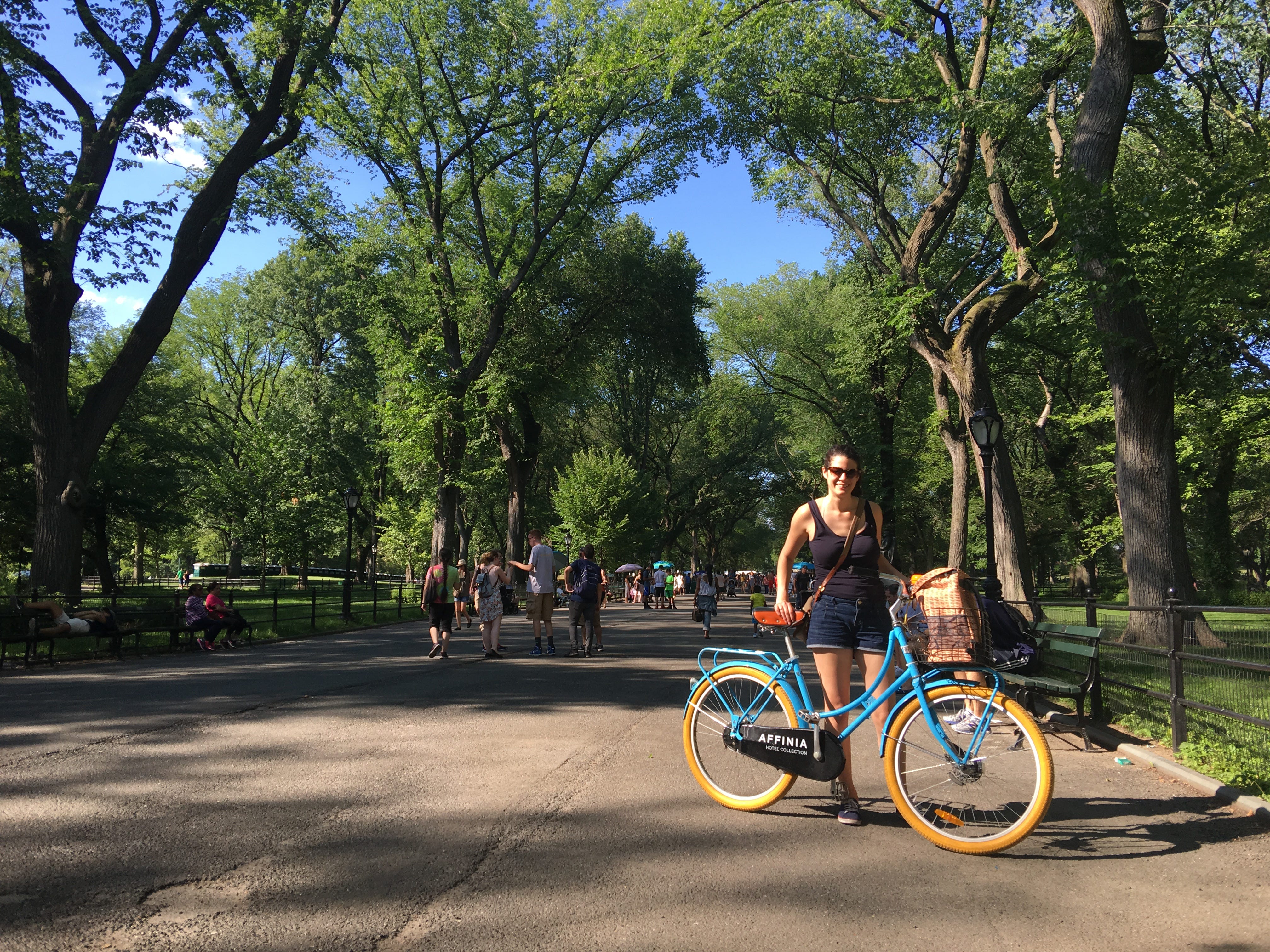 bike riding in central park
